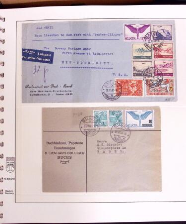 1919-72 Attractive AIRMAIL collection in four albums