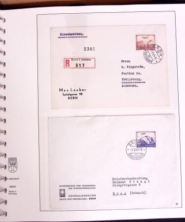 1919-72 Attractive AIRMAIL collection in four albums