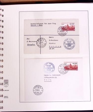 1919-72 Attractive AIRMAIL collection in four albums
