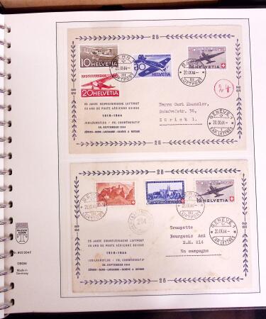 1919-72 Attractive AIRMAIL collection in four albums