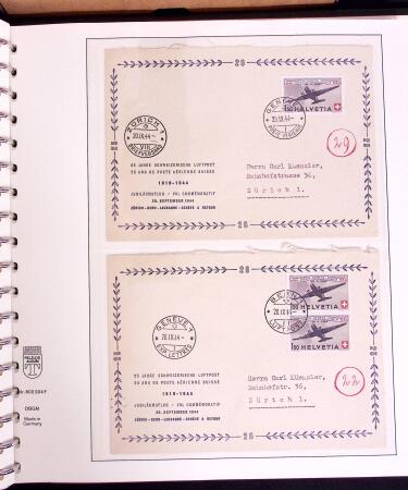 1919-72 Attractive AIRMAIL collection in four albums