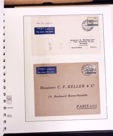 1919-72 Attractive AIRMAIL collection in four albums
