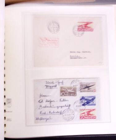 1919-72 Attractive AIRMAIL collection in four albums