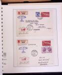 1919-72 Attractive AIRMAIL collection in four albums