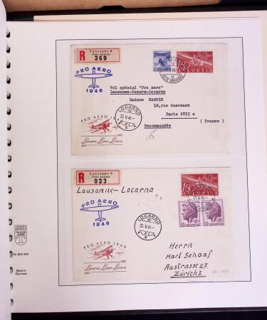 1919-72 Attractive AIRMAIL collection in four albums
