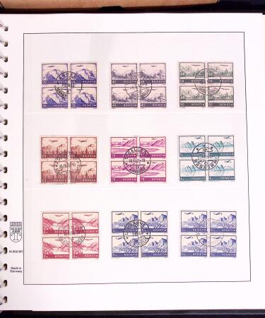 1919-72 Attractive AIRMAIL collection in four albums