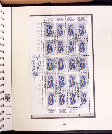 1919-72 Attractive AIRMAIL collection in four albums