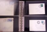 1934-90, Hundreds of covers in four large stockbooks,