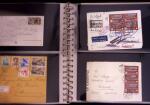 1934-90, Hundreds of covers in four large stockbooks,