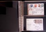 1934-90, Hundreds of covers in four large stockbooks,