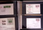 1934-90, Hundreds of covers in four large stockbooks,