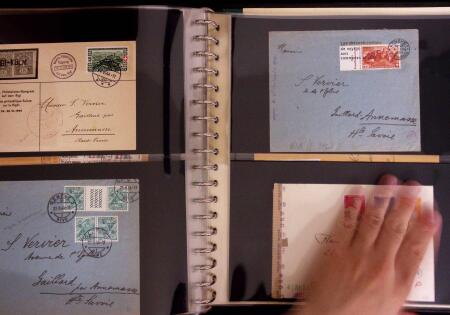 1934-90, Hundreds of covers in four large stockbooks,