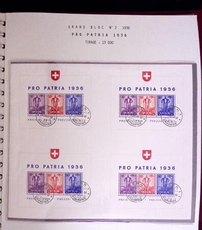 1934-90, Hundreds of covers in four large stockbooks,