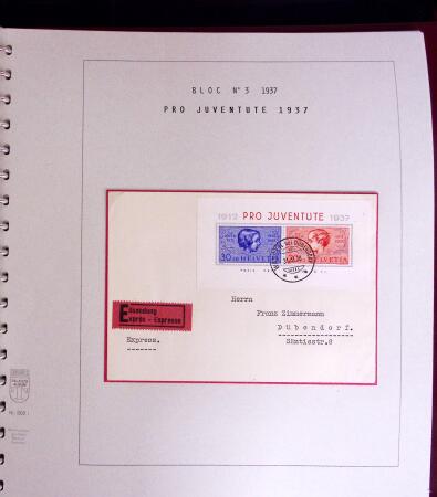 1934-90, Hundreds of covers in four large stockbooks,