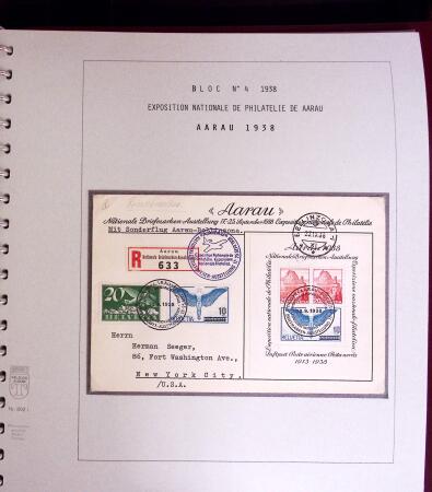 1934-90, Hundreds of covers in four large stockbooks,