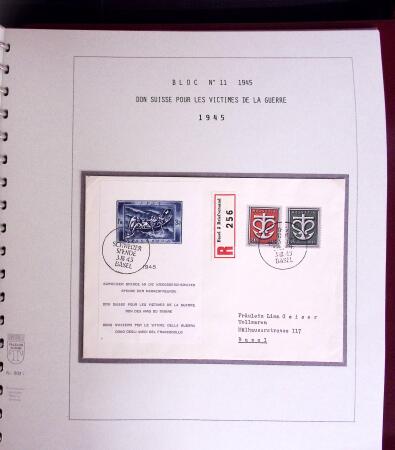 1934-90, Hundreds of covers in four large stockbooks,