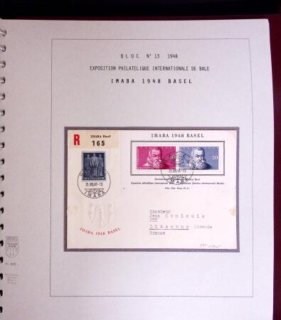 1934-90, Hundreds of covers in four large stockbooks,