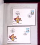 1934-90, Hundreds of covers in four large stockbooks,