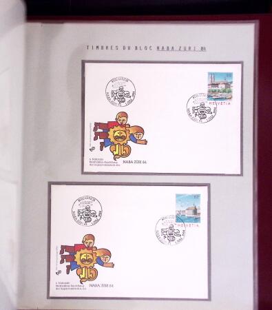 1934-90, Hundreds of covers in four large stockbooks,