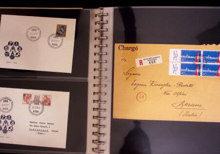 1934-90, Hundreds of covers in four large stockbooks,