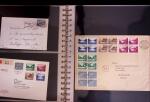 1934-90, Hundreds of covers in four large stockbooks,