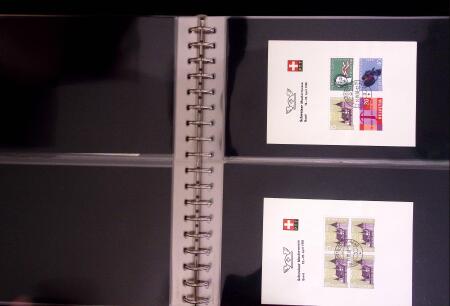 1934-90, Hundreds of covers in four large stockbooks,