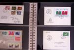 1934-90, Hundreds of covers in four large stockbooks,