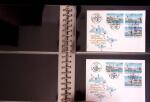 1934-90, Hundreds of covers in four large stockbooks,