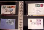 1934-90, Hundreds of covers in four large stockbooks,