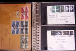 1934-90, Hundreds of covers in four large stockbooks,