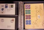 1934-90, Hundreds of covers in four large stockbooks,