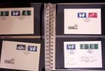 1934-90, Hundreds of covers in four large stockbooks,