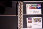 1934-90, Hundreds of covers in four large stockbooks,