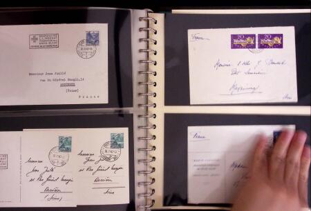 1934-90, Hundreds of covers in four large stockbooks,