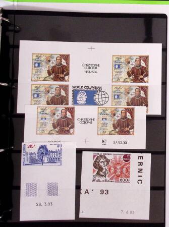 Collection de 117 épreuves de luxe, 3 épreuves d'artiste