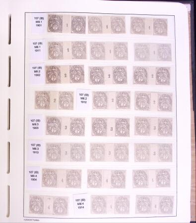 Lot Blanc toutes valeurs, millésimes, coins datés,