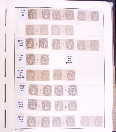 Lot Blanc toutes valeurs, millésimes, coins datés,