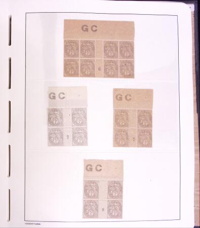 Lot Blanc toutes valeurs, millésimes, coins datés,