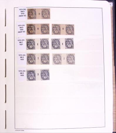 Lot Blanc toutes valeurs, millésimes, coins datés,