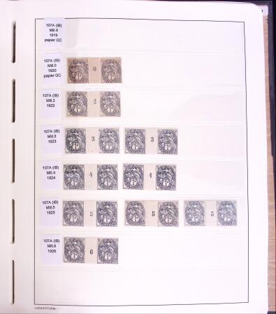 Lot Blanc toutes valeurs, millésimes, coins datés,