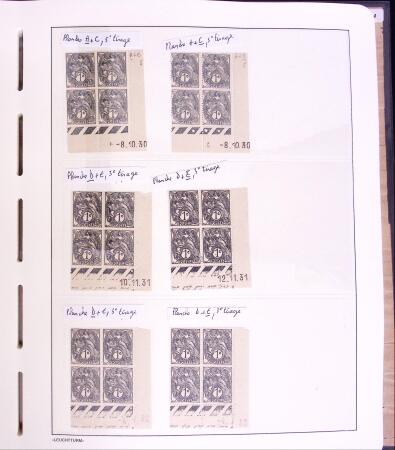 Lot Blanc toutes valeurs, millésimes, coins datés,
