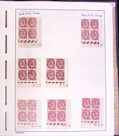 Lot Blanc toutes valeurs, millésimes, coins datés,