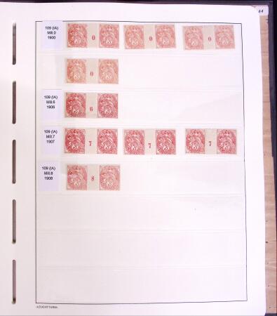 Lot Blanc toutes valeurs, millésimes, coins datés,