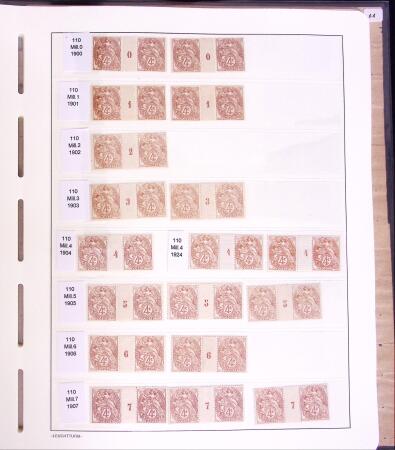 Lot Blanc toutes valeurs, millésimes, coins datés,