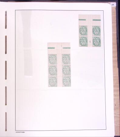 Lot Blanc toutes valeurs, millésimes, coins datés,