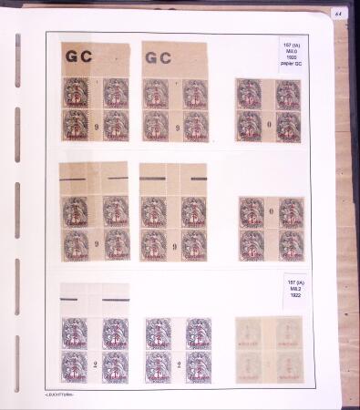 Lot Blanc toutes valeurs, millésimes, coins datés,