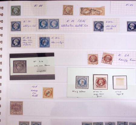 1849-1997 Collection de timbres de France en 14 albums,