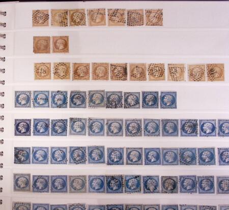 1849-1997 Collection de timbres de France en 14 albums,