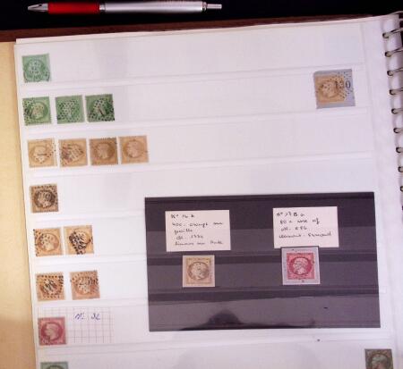 1849-1997 Collection de timbres de France en 14 albums,