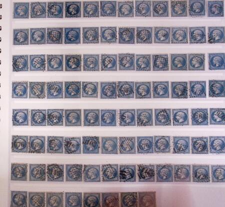 1849-1997 Collection de timbres de France en 14 albums,